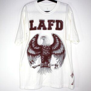 Travis Scott Mens Large LAFD T-Shirt NEW A1668